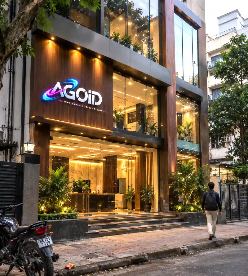 Modern luxury AGOID INTERIOR Office In Kolkata, the best interior design company in Kolkata